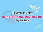 Công của lực điện, thế năng điện? Công thức biểu thức...